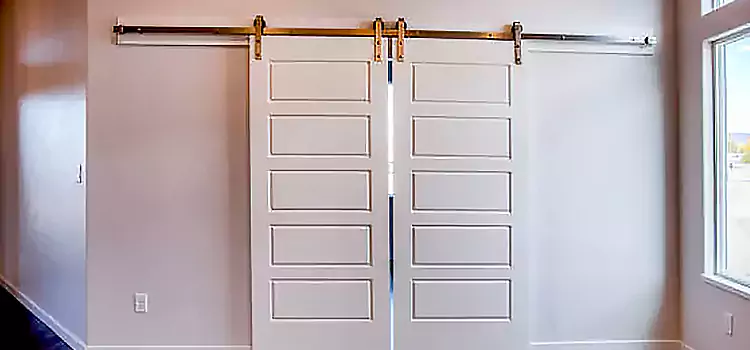 Glass Barn Door with Installation Hardware Kit West Melbourne
